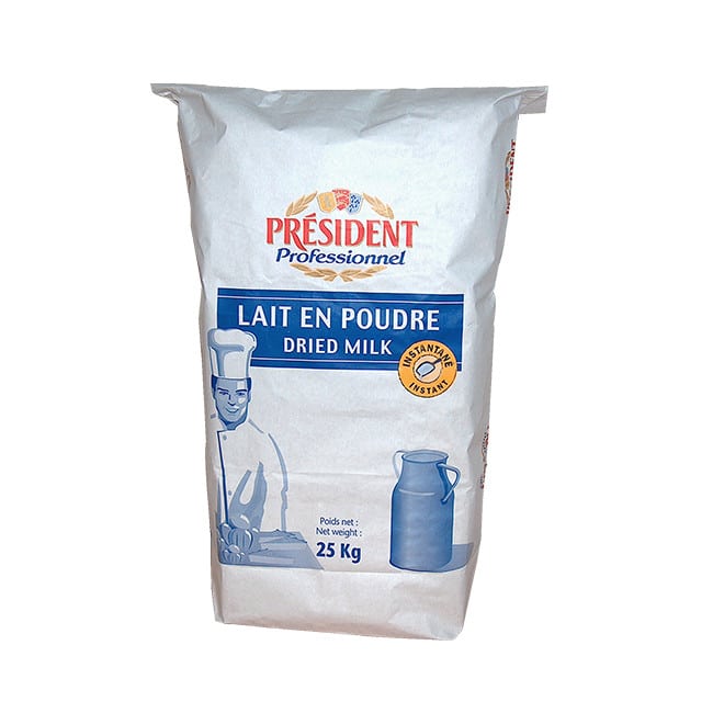 Lait en poudre 26% MG Président 25 kg